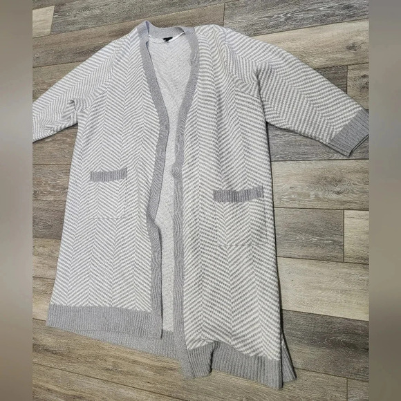 Torrid grey duster long sleeve cardigan size 5X - Picture 2 of 9